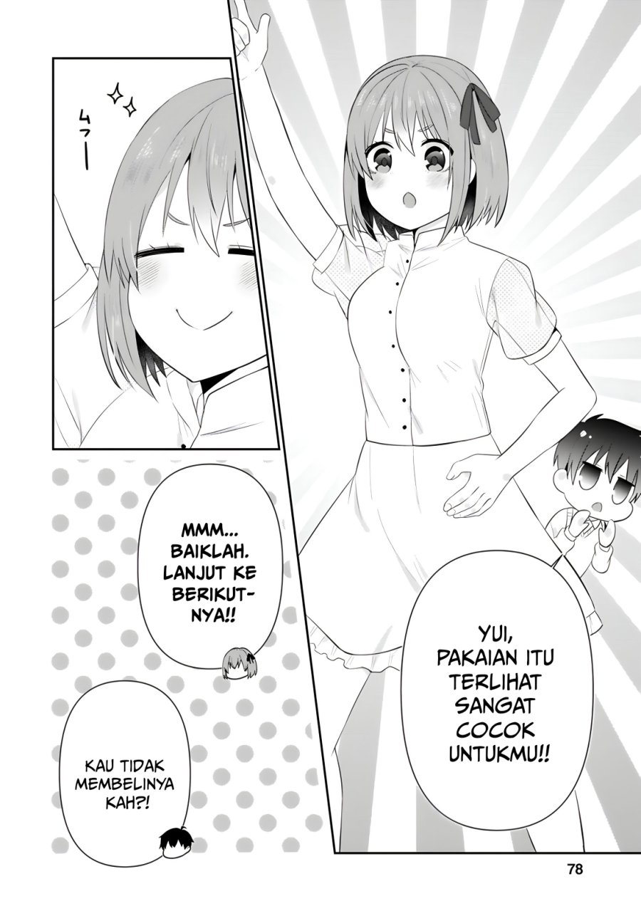 The Cute Girl Sitting Next to Me Is Trying to Make Me Fall in Love With Her as a Way to Ridicule Me Chapter 18 Bahasa Indonesia